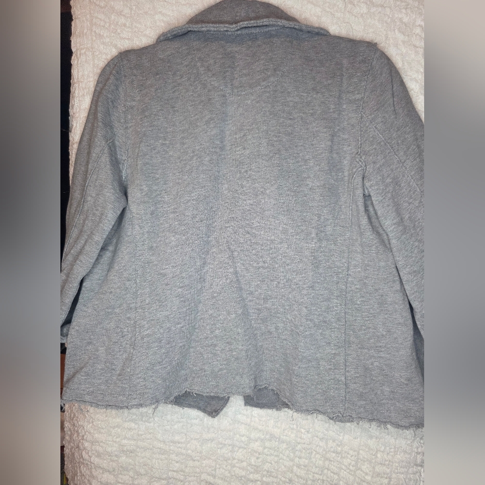 Women's Gap Gray Double-Breasted Jacket - image 2